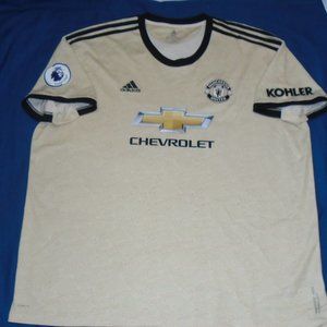 Bruno Fernandes #18 Manchester United Premier Football Club Jersey 2019 Kohler